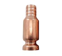 1 pièces Tuyau de Remplissage de Siphon en cuivre pompage Manuel raccords de Tuyau d'huile connecteur de Siphon Essence Carburant Eau Shaker Siphon (Color : Brass, Size : S)