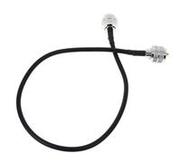1 pièces UHF PL259 connecteurs mâle à mâle prise Coax queue de cochon cavalier câble cordon RG58 Coaxial câble connecteur 50cm
