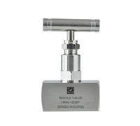 1 pièces vanne à soupape à aiguille haute pression J13-250P-304 électrovanne à filetage femelle en acier inoxydable for l'eau, l'huile et le gaz(1/2 In)