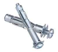 1 pièces, vis autotaraudeuses, boulon robuste, jeu de boulons d'expansion lourds, kit d'assortiment de vis d'ancrage murale en zinc, vis d'expansion de plafond, outils à main(M4X60mm)