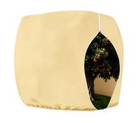 1 Pièces Voile Hivernage Plante Exterieur, 250x360cm Voile D'hivernage | 80g/m² Respirants Indéchirables, avec Cordon de Serrage et Zipper, pour Arbres en Pot Olivier Palmiers Plantes et Arbustes