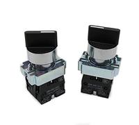 1 pièces XB2-BD25 1NO/1NC 2NO 2/3 Position Momentané Auto-Réinitialisation Verrouillage Auto-Verrouillage Sélecteur Commutateur Rotatif interrupteur industriel (Size : XB2-BD25)