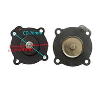 1 pièces XMA-25/40/62/76/matériau NBR ordinaire vanne à impulsion électromagnétique type de à membrane angle droit(XMA-25-Black B)