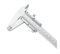 1 pied à coulisse à vernier 0-150-200-300 mm en acier au carbone pour usage domestique, à double griffe (30010086 300 mm)