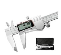1 pied à coulisse numérique en métal avec calibre vernier, outil de mesure de profondeur for le travail du bois électronique(BOX Metal Caliper300)