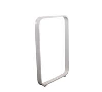 1 pied de table industriel robuste en métal pour salle à manger, bureau, bureau d'ordinateur et barres de petit-déjeuner, pieds de support en fer en 4 tailles et 4 couleurs