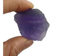1 pierre brute naturelle en fluorite bleue violette brute en cristal de quartz spécimen pour décoration de la maison