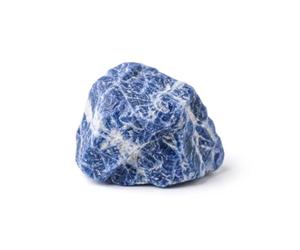 1 pierre brute naturelle pour protection et harmonie méditation (sodalite) | Véritables pierres naturelles
