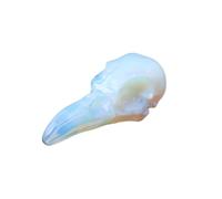 1 pierre de cristal naturelle en forme de corbeau sculpté en obsidienne quartz décoration d'intérieur cadeau