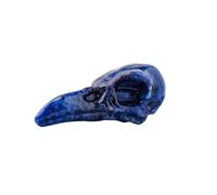 1 pierre de cristal naturelle en forme de corbeau sculpté en obsidienne quartz décoration d'intérieur cadeau