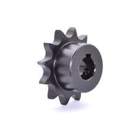 1 pignon 08B, 4 points, 19T/20T avec rainure de clavette, roue à chaîne industrielle en acier au carbone S45C pour équipement CNC(20T Bore 30mm+Keyway 8mm)