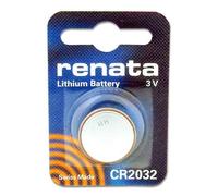 1 Pile Bouton au Lithium Renata 2032 fabriquée en Suisse.