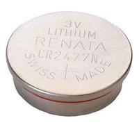 1 pile Renata CR2477N avec la dépression au pôle négatif