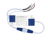 1 pilote d'alimentation LED 1 W, 3 W, 4 W, 7 W, 8 W, 12 W, 18 W, 25 W, 36 W, 300 mA, for éclairage LED, panneau lumineux, downlight, DIY(8-12W DC24-42V)