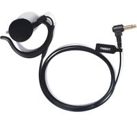 1 Pin 3.5mm Walkie Talkie Earpiece Earpiece Earpiece Expanded G Shape Headset Compatible with Motorola Kenwood Midland Two Way Radio or Mic (3.5mm Angular Plug)