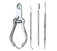 1 Pince À Bec Effilé Pour Rainure D'Ongle, 3 Coupe-Ongles Pour Manucure, Coupe-Ongles Pour Ongles Épais, Ongles Incarnés, Accessoires De Manucure, Outils Pour Ongles Incarnés.