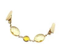 1 pince à col vintage pour femme - Champagne, 12.5cm, Polyester