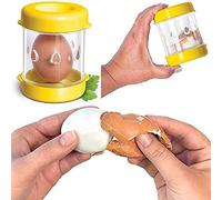 1 pince à œufs pour enlever les coquilles d'œufs - Éplucheur manuel - Outil de secouer - Éplucheur créatif - Couleur aléatoire.