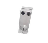 1 pince de fixation for pilier d'axe optique, bloc transversal vertical à diamètre fixe, support de fixation for tube en acier, diamètre identique ou différent(Diff 6x8mm)