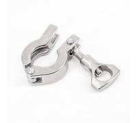 1 pince Tri Clamp robuste en acier inoxydable 304 - Pince sanitaire en forme de trèfle for le brassage amateur, l'industrie laitière et la transformation alimentaire(130mm)