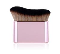 1 Pinceau Autobronzant Avec Pinceau Pour Fond De Teint En Fibres Synthétiques Pour Le Visage Et Le Corps Pinceau De Maquillage Pour L'Autobronzage, Le Maquillage Et Plus Encore (rose)