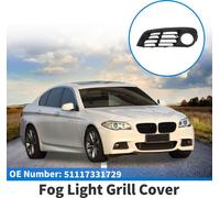 1 Piššce Grille De Feu Antibrouillard Pour Bmw 528I 2015-2016 Abs Noir Couvercle De Feu Antibrouillard Avant Gauche InfšŠrieur