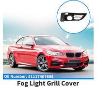 1 Piššce Grille De Feu Antibrouillard Pour Bmw SšŠrie 2 2013-2018 Abs Noir Couvercle De Feu Antibrouillard Avant Droit InfšŠrieur