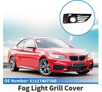 1 Piššce Grille De Feu Antibrouillard Pour Bmw SšŠrie 2 2017-2020 Abs Noir Couvercle De Feu Antibrouillard Avant Droit InfšŠrieur Du Pare-Chocs