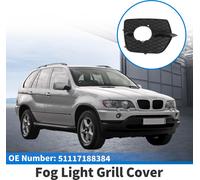 1 Piššce Grille De Feu Antibrouillard Pour Bmw X6 2008-2014 Abs Noir Couvercle De Feu Antibrouillard Avant Droit InfšŠrieur Du Pare-Chocs