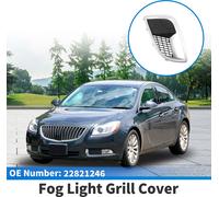 1 Piššce Grille De Feu Antibrouillard Pour Buick Regal 2012 - 2017 Abs Noir, ArgentšŠ Couleur Couverture De Feu Antibrouillard InfšŠrieure Avant Droite