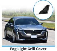 1 Piššce Grille De Feu Antibrouillard Pour Cadillac Ct5 2020-2023 Abs Noir Couvercle De Feu Antibrouillard Avant Gauche InfšŠrieur Du Pare-Chocs