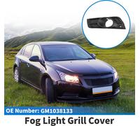 1 Piššce Grille De Feu Antibrouillard Pour Chevrolet Cruze 11-15 Abs Noir Couvercle De Feu Antibrouillard Avant Gauche InfšŠrieur