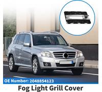 1 Piššce Grille De Feu Antibrouillard Pour Mercedes-Benz Glk-Class 2008-2012 Abs Noir ArgentšŠ C?tšŠ Avant Droit Couverture InfšŠrieure De Feu Antibrouillard