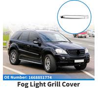 1 Piššce Grille De Feu Antibrouillard Pour Mercedes-Benz X166 Gl 2013-2016 Abs Ton Argent Avant Gauche Couverture InfšŠrieure De Feu Antibrouillard De Pare-Chocs