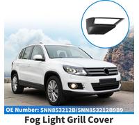 1 Piššce Grille De Feu Antibrouillard Pour Vw Tiguan 2018-2021 Abs Noir Couvercle De Feu Antibrouillard Avant Droit InfšŠrieur Du Pare-Chocs