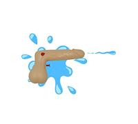 1 pistolet à eau JGA pénis | Article de farce pour enterrement de vie de jeune fille | Jouet d'enterrement de vie de jeune fille | Shot d'alcool | Demoiselle d'honneur | Mariée | Cadeau d'anniversaire