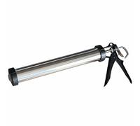 1 pistolet à mastic en acier inoxydable, haute poussée, pivotant à 360 degrés, pistolet à mastic pour réparation de fenêtres, portes, salle de bain