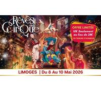 1 place en tribune d honneur pour Rêves de Cirque : 8 mai 2026 / 19h30
