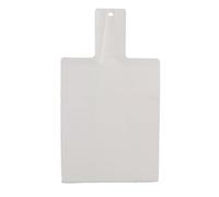 1 planche à découper pliable en plastique, 38 x 21,5 cm, antidérapante et pliable pour cuisine, pique-nique, couper des fruits, des légumes, de la viande (blanc)