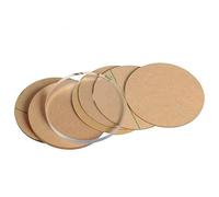 1 plaque acrylique ronde transparente et dure - Disque en verre organique flexible pour décoration de la maison et travaux manuels (3 mm x 220 mm)