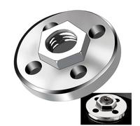 1 plaque de pression en métal avec écrou hexagonal pour meuleuse d'angle de type 100, conçu pour un retrait stable du filetage et de la clé