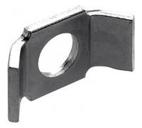 Equerre Hettich 1 plaque de tension pour vis d'assemblage acier zingué, l.20 mm