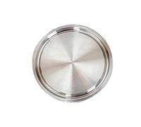 1 plaque d'obturation à trois pinces, disque de virole en métal poli robuste pour la transformation des aliments, le scellage de tubes chimiques