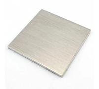 1 plaque plate en aluminium for application électrique, épaisseur 0,3 à 2 mm(2x100x200mm)