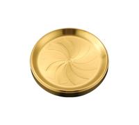 1. Plat de service double couche en acier 304 empilable à rétention thermique pour fêtes, usage quotidien et buffets, plateau alimentaire en acier inoxydable résistant aux rayures