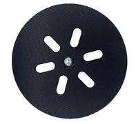 1 plateau de ponçage aspirant la poussière [Medium dur] compatible avec ponceuse excentrique Bosch 150 mm PEX 420 AE avec plateau de support pour ponceuse excentrique.