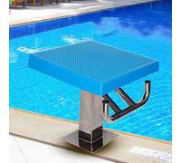 1 Plateforme de tremplin en Acier 304 - Surface antidérapante, Inclinaison de 15°, supporte 600 LB - for la Natation et l'entraînement de compétition