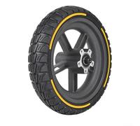 1 pneu 8,5 pouces en caoutchouc plein 8,5 x 2 pneus de protection anti-crevaison (jaune)