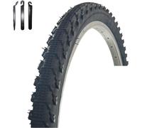 1 pneu de vélo VEE Rubber V185 26" - Noir - 51-559 (26 x 2,00) - Avec démonte-pneu
