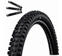 1 pneu pliable Schwalbe Magic, Mary Gravity, souple, TLR E-50, noir, 62-584 (27,5 x 2,40) avec démonte-pneu maxxi4you
